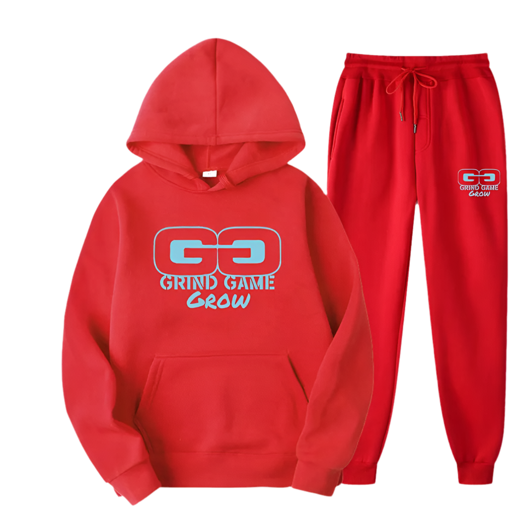Grind Game Red/Blue Jogger Set