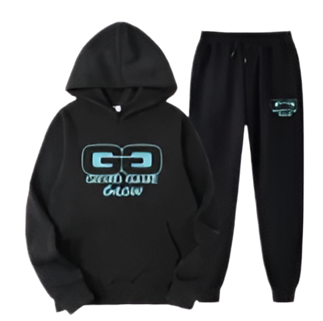 Grind Game Black/Blue Jogger Set