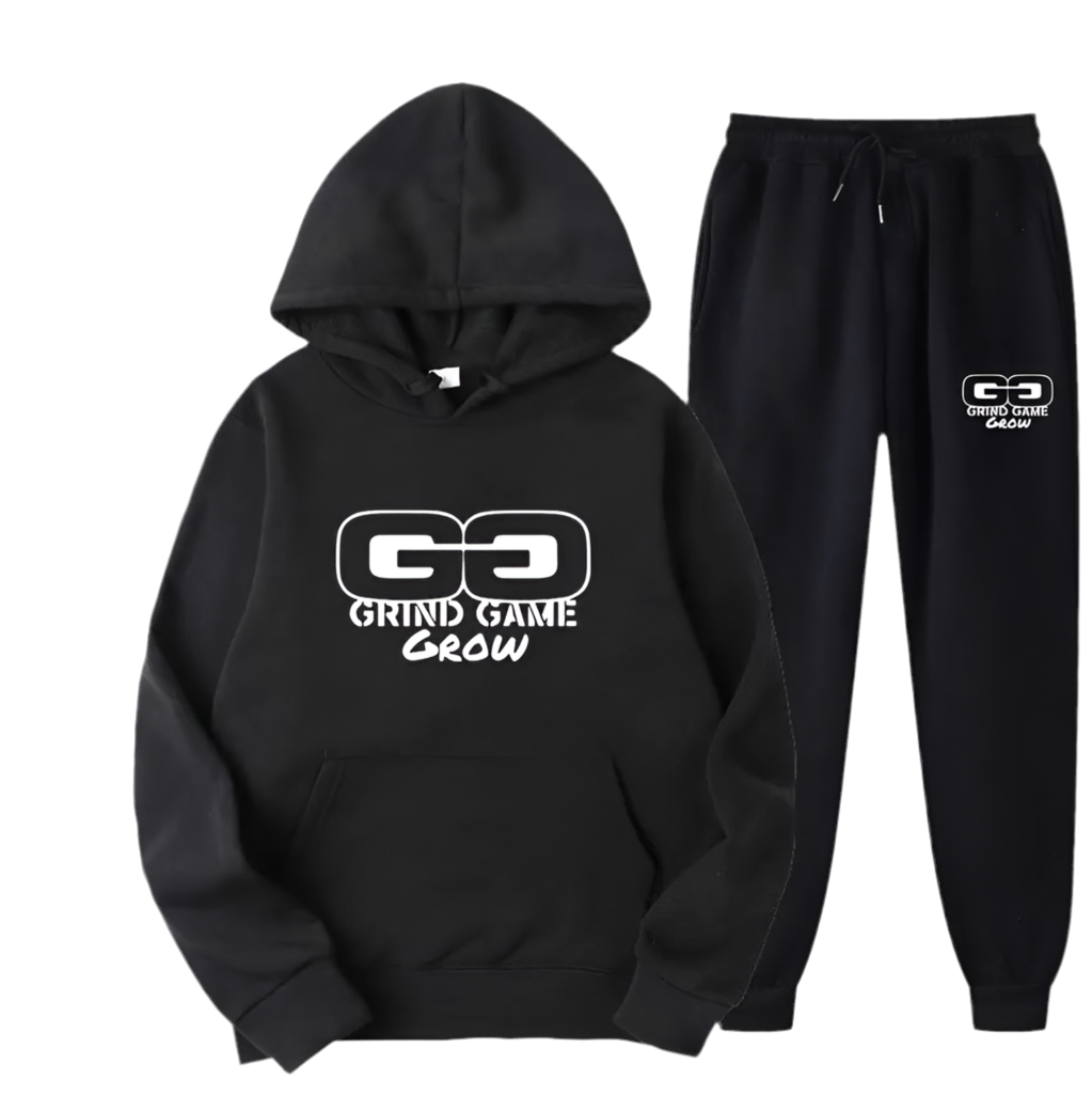 Grind Game black/white Jogger set