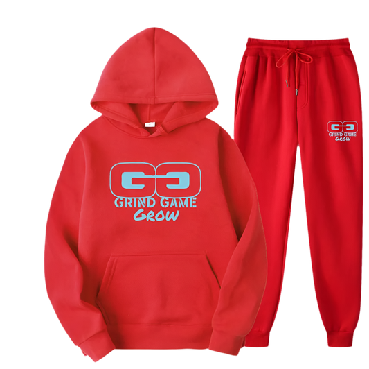 Grind Game Red/Blue Jogger Set